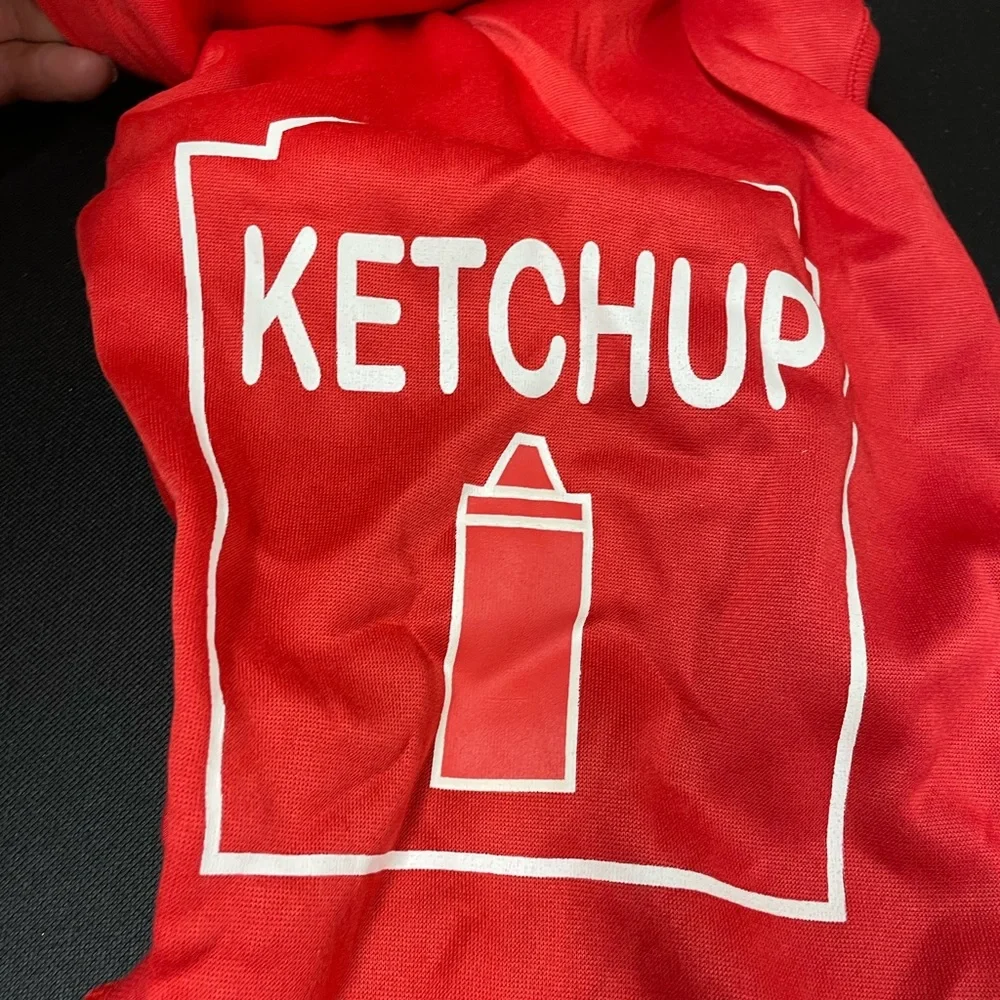 Halloween ketchup costume